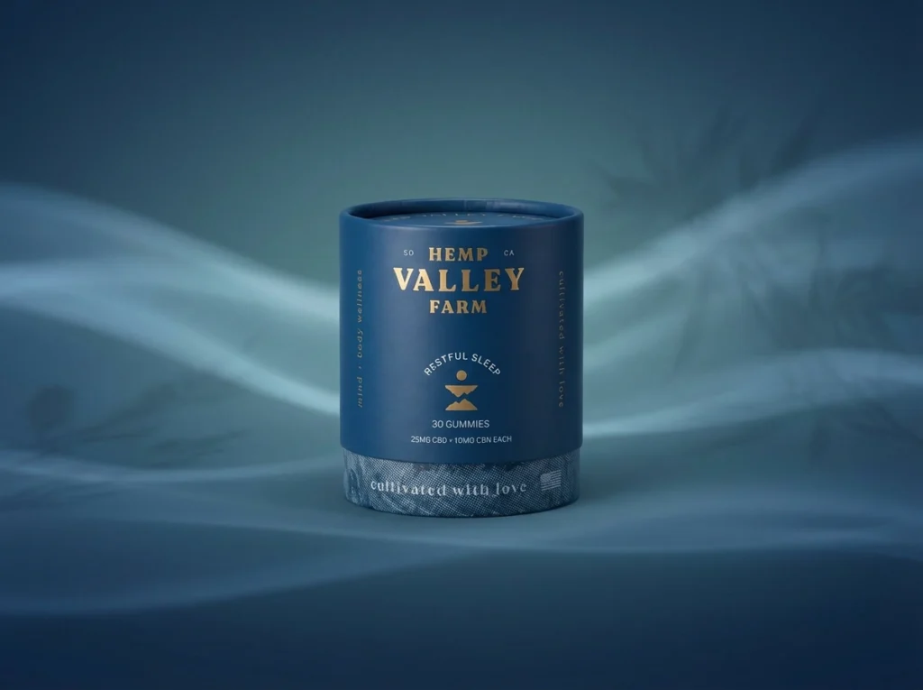 HVF Restful Sleep Gummies featured as a science-backed natural sleep aid alternative to melatonin in 2026