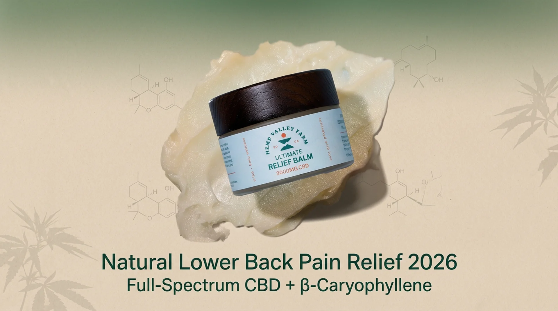 Best Natural Lower Back Pain Relief 2026: Full-Spectrum CBD + β-Caryophyllene Outperforms Opioids in New Trials